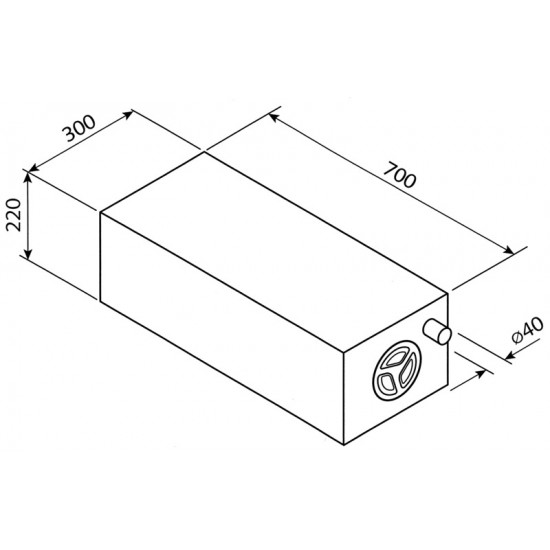 Water tank 43L 4-05