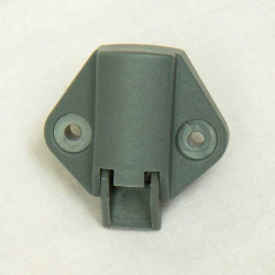 Snap-on catch for cabinet handle - Oval