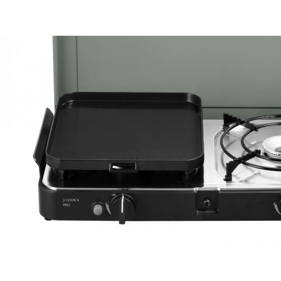 Smooth griddle plate for 2-Cook 3