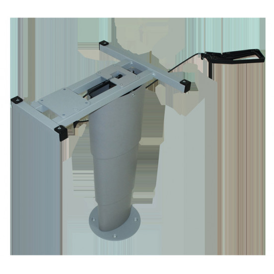 Primero Comfort single-column lifting table, 325-685mm, silver-grey