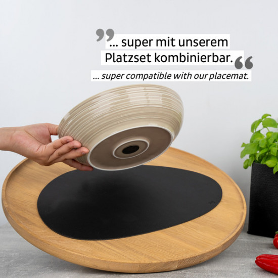 Porcelain Magnetic Food Bowl - Ivory