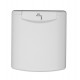 City water connection with pressure reducer - White