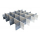 Purvario drawer runners - light grey / anthracite - set of 8