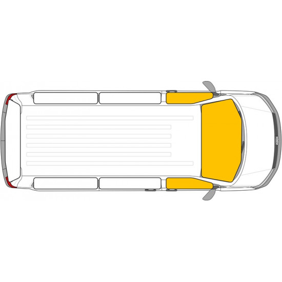 Isoflex thermal mat for Citroen Berlingo / Campster / Vanster from 2008 onwards - driver's cab - 3-piece