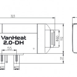 Carbest VanHeat 2.0-DH Diesel Auxiliary Heater - 2 kW