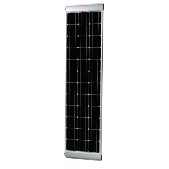 12V/100Wp Slim Solar Panel - 1727 x 416 x 60mm - Only 416mm wide!