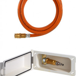 Gas supply valve set