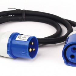 Carbest CEE adapter cable 3x2.5mm, 1.5m long SB