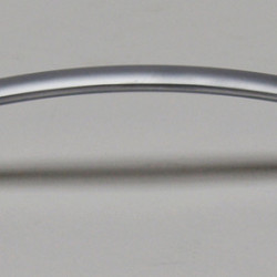 Bow handle, matte chrome