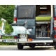 Motorcycle carrier for panel vans, 6.4 meters long