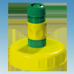 DIN 96 closure with quick-release coupling, for water canisters