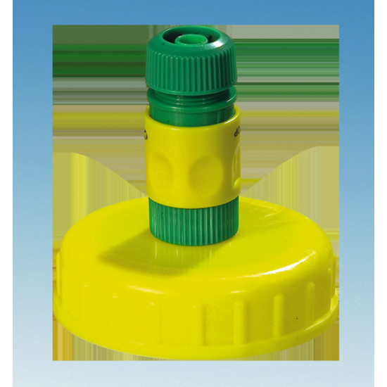DIN 96 closure with quick-release coupling, for water canisters
