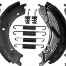 Brake shoe set including flange nut - KNOTT 250 x 40 mm