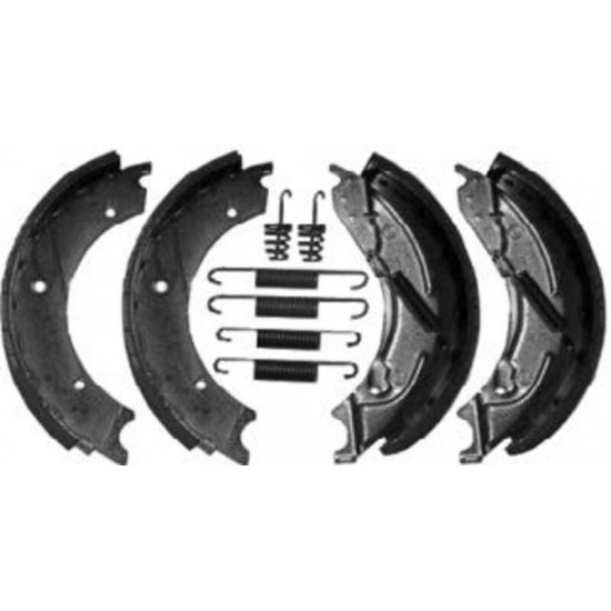 Brake shoe set including flange nut - KNOTT 250 x 40 mm