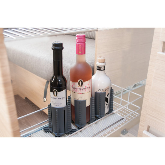 Purvario FLEXXI 100 Bottle and Glass Holder - Anthracite