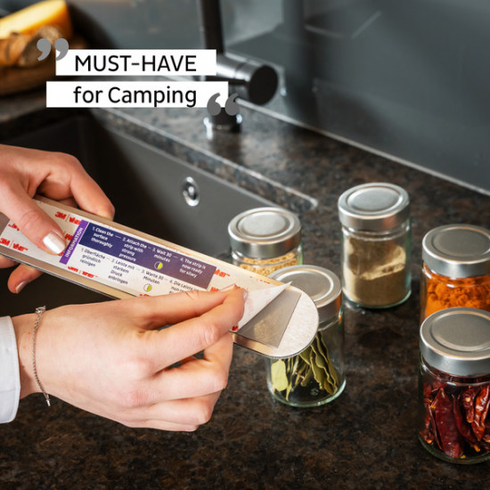 Gourmet magnetic jars BLACK & CLASSY - 192 ml