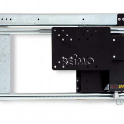 TV console, electric, side view, 40 left