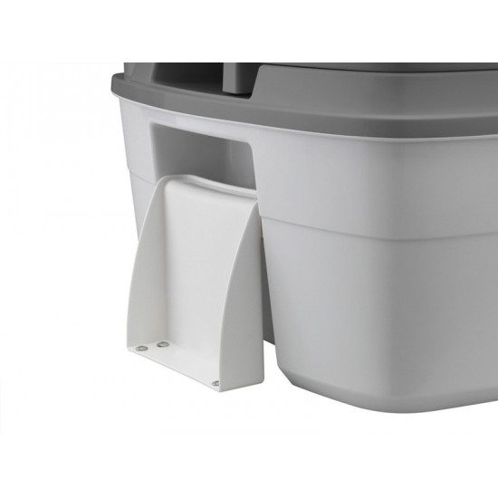 Porta Potti 335 portable camping toilet - with hold-down kit - white