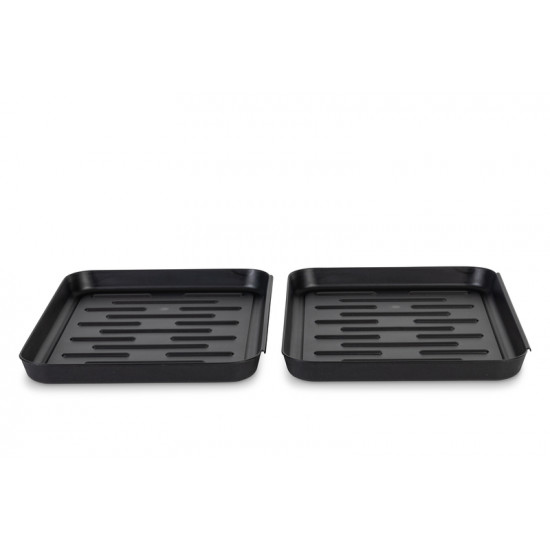 Shoe drip trays, set of 2 - Black