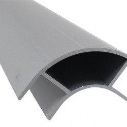 Aluminum furniture corner profile / corner connector profile - 2.2 m