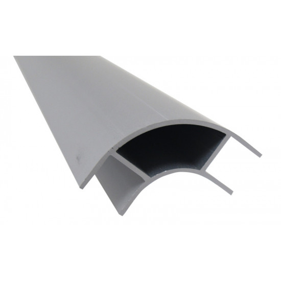 Aluminum furniture corner profile / corner connector profile - 2.2 m