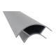 Aluminum furniture corner profile / corner connector profile - 2.2 m