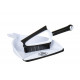 Silicone hand brush and dustpan set - White / Black