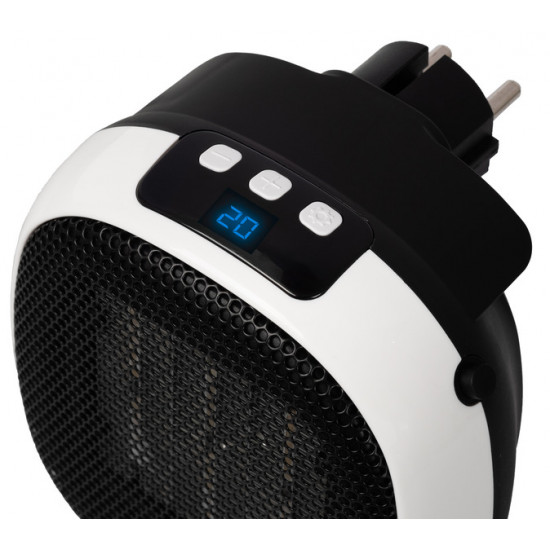 Heat Plug-in 700 plug-in fan heater with PTC ceramic heating element