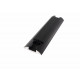 Ribbed cover profile - 2 m length - Black