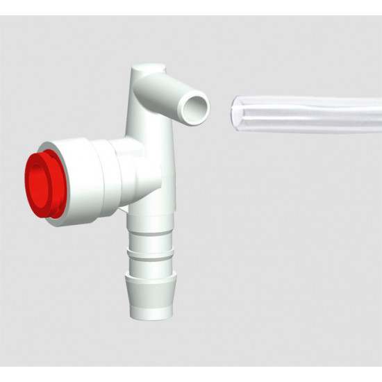 Angle connection valve JG 10 / TB 10 - 10 mm - White