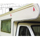 Self-adhesive rain gutter, length: 350cm
