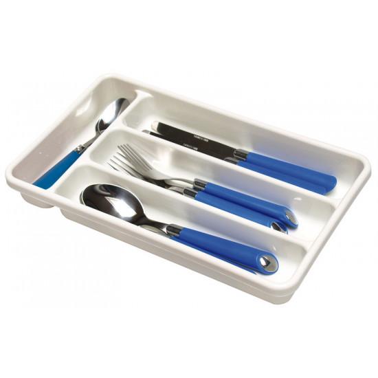 Cutlery tray L white
