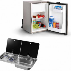 Camping bus set 50 KC - Cooker-sink combination & built-in refrigerator