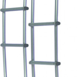 Rear access ladder for panel vans - aluminum, 5 steps
