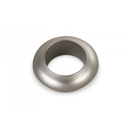 Push lock rosette - matt silver