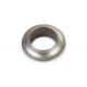 Push lock rosette - matt silver