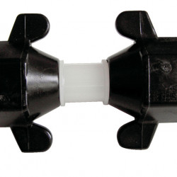 Double screw-on nozzle PP 1/2" x 1/2"I