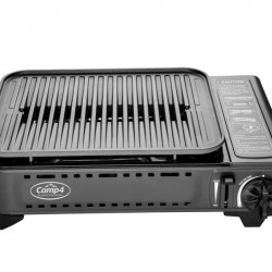 Gas cartridge stove with ignition safety device Gourmet Grill