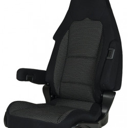 Pilot seat S 10.1, cover Tavoc2, grey/black for driver's side