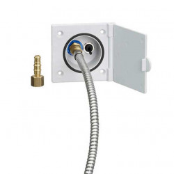 Impact-resistant water socket with shower fitting for Fiat Bianco