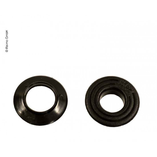 Plastic eyelets 15 mm, 12 pieces