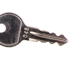 Caravan door lock for wall thicknesses of 25 - 35 mm - Black