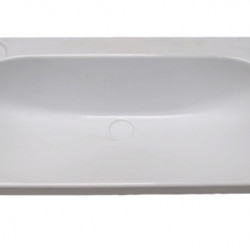 Built-in washbasin 650x340mm (WxH) white