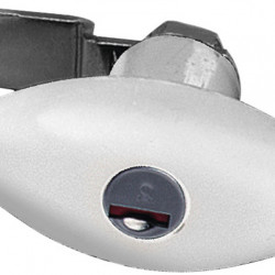 Ellipse trunk lid lock - White