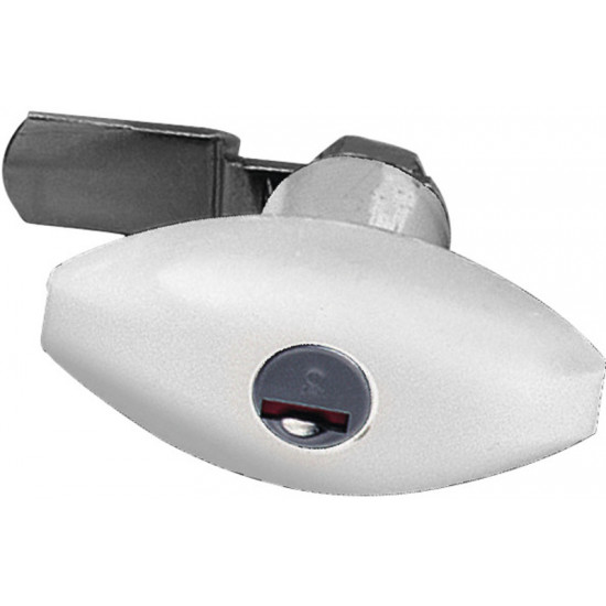 Ellipse trunk lid lock - White