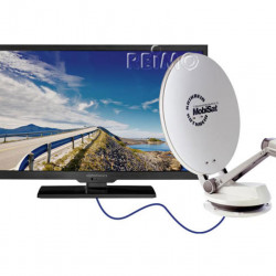 75cm parabolic antenna, twin LNB & alphatronics 24" TV
