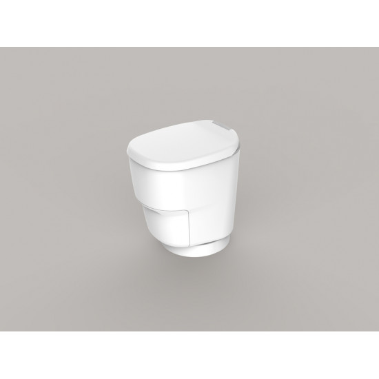 Clesana C1 – waterless toilet with round base