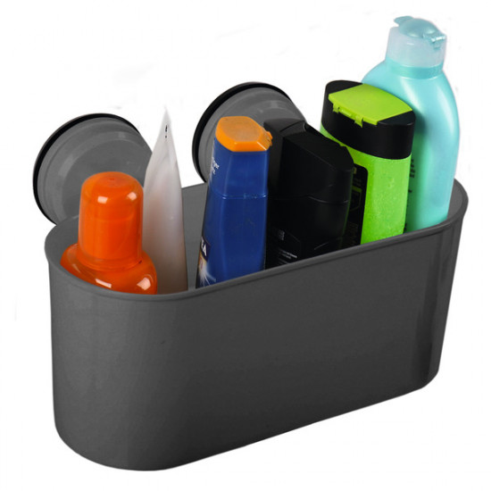 Storage box with 2 suction cups - Anthracite