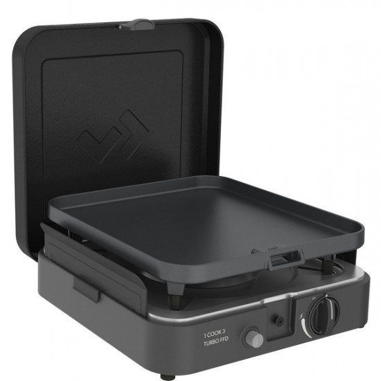 Cook Turbo FFS Stove & 1 Cook Turbo FFD Flat Grill Plate (50mbar)