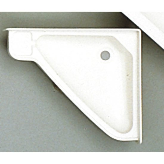 Corner washbasin - small, ABS, color: white